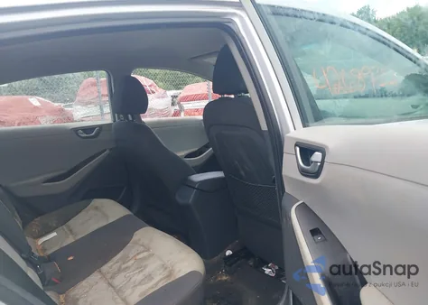 2018 Hyundai Ioniq Hybrid Blue from USA, damaged, VIN KMHC65LC9JU102059